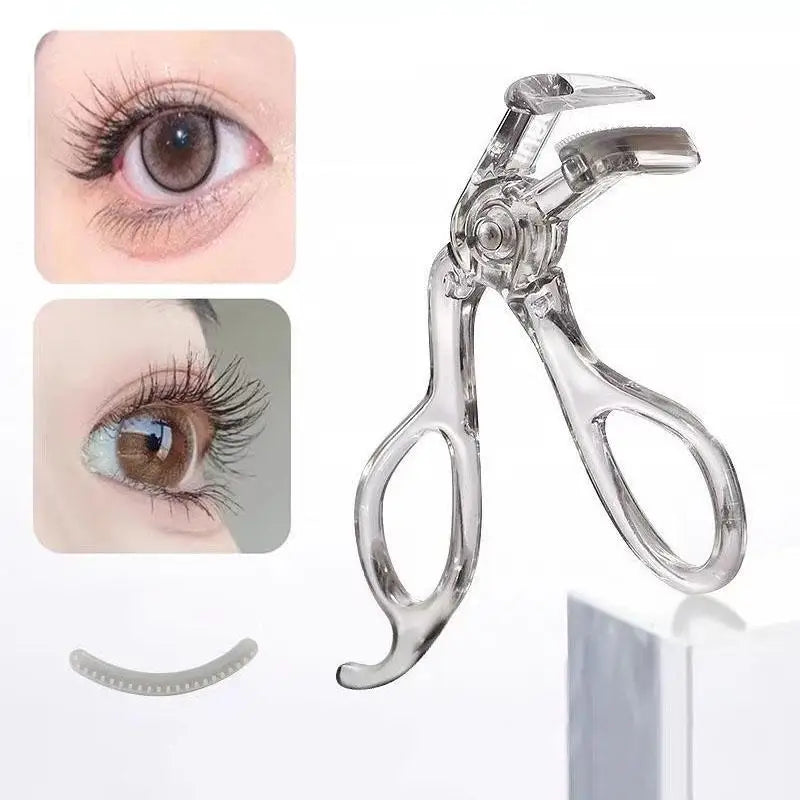 Portable Wide-Angle Eyelash Clip Lasting Eyelash Curler With Frameless Toothed Comb Professional Curling Tool Eye Makeup Tool Peaceful Pleasures Health and Wellness