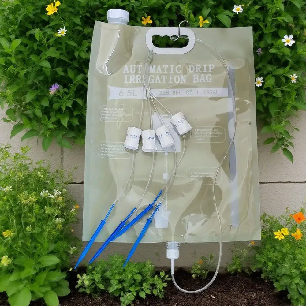 6.5L Automatic Drip Irrigation Bag – Self-Watering Plant System