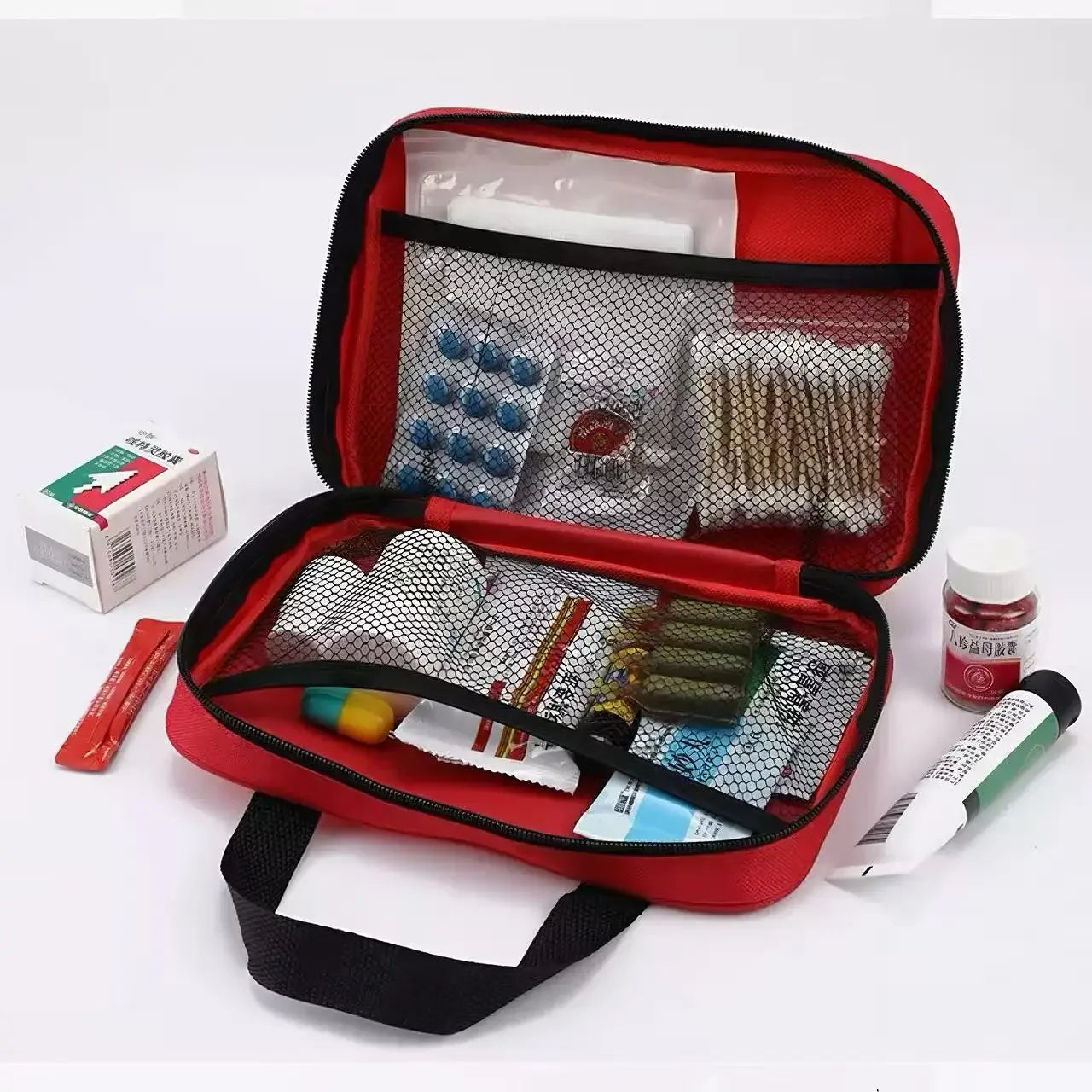 Travel Waterproof Emergency Medicine Storage Box Large Capacity Portable Drug Storage Bag for Outdoors Ideal for Journeys Peaceful Pleasures Health and Wellness