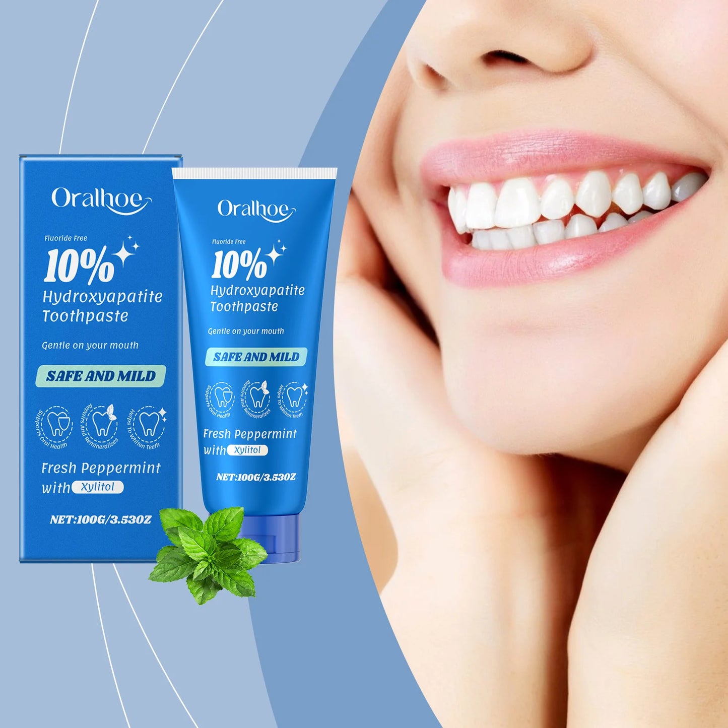 Oralhoe Whitening Toothpaste – Remove Stains & Fresh Breath