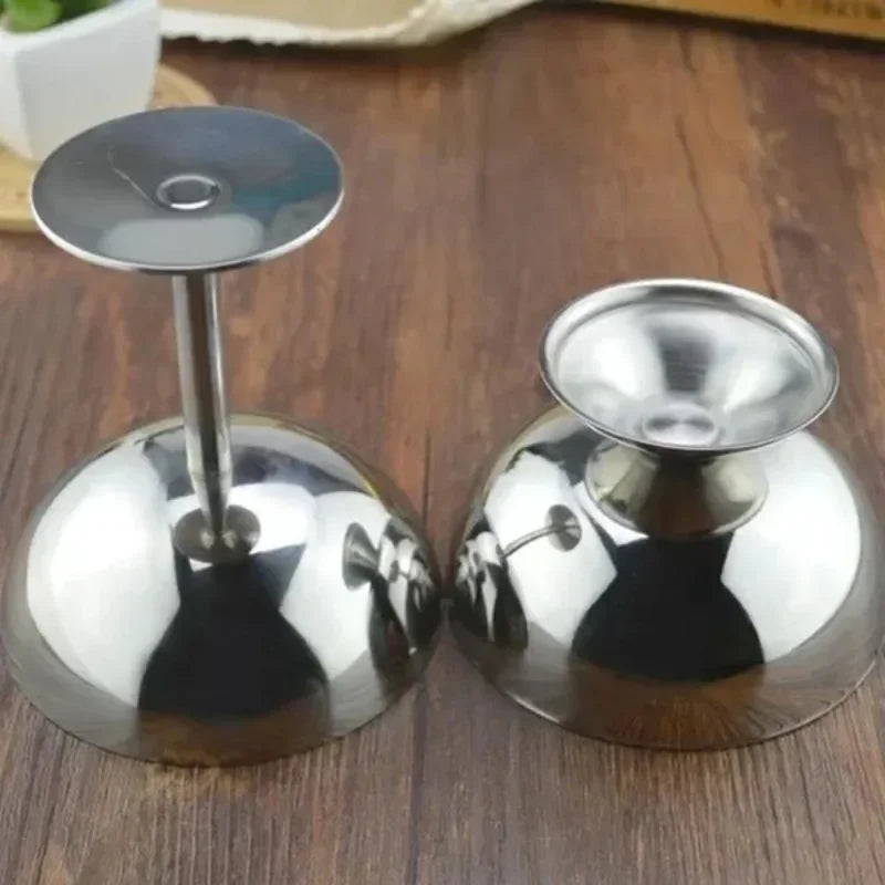 Stainless Steel Salad Cup Ice Cream Dessert Bowl Portable Kitchen