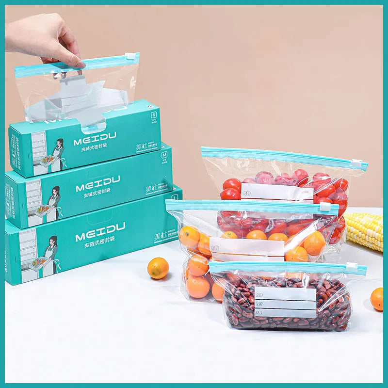 Resealable Zip Storage Bags Variety Pack – 50pcs Assorted Sizes Food Storage Bags Peaceful Pleasures Health and Wellness