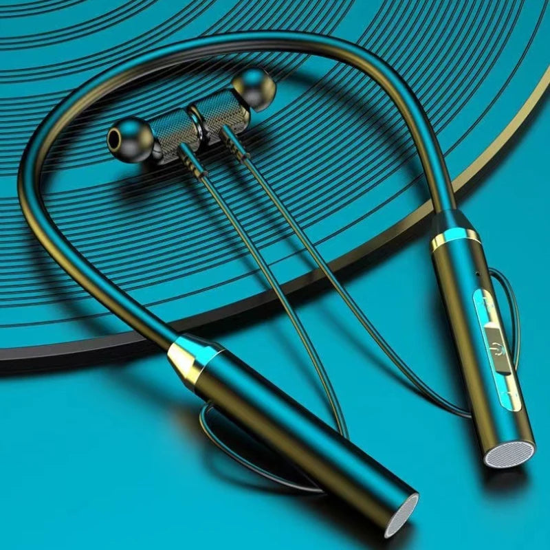DIXSG Neckband Bluetooth Earbuds – Wireless Sport Headset with Mic