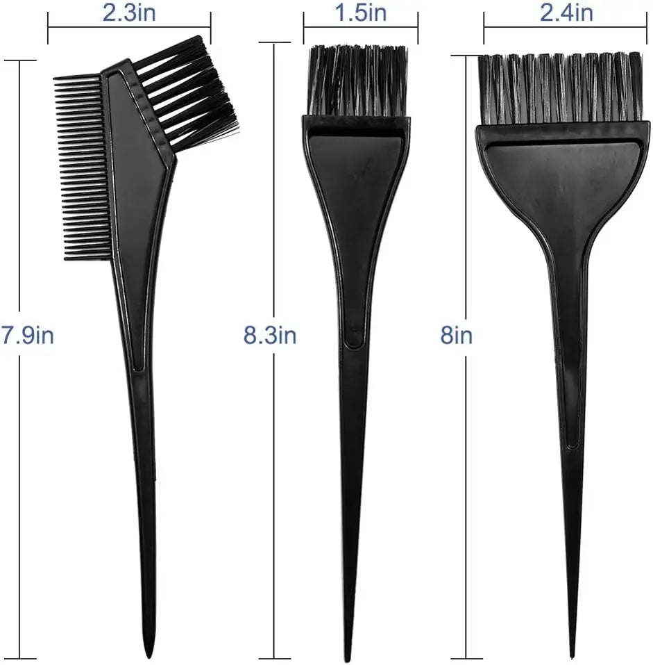 4-Piece Professional Hair Coloring Kit – Dye Brush & Tools Set Peaceful Pleasures Health and Wellness