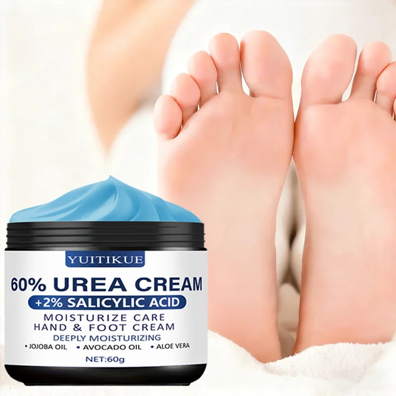 Urea Cream 60g - for Hands & Feet, Deeply Moisturizes & Softens Skin, Fast Absorption, Non-Greasy, All Skin Types Peaceful Pleasures Health and Wellness Default Title