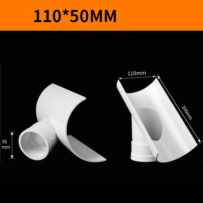 PVC Open Tee Drain Pipe Repair Fitting | 5 Sizes | Tube Connector