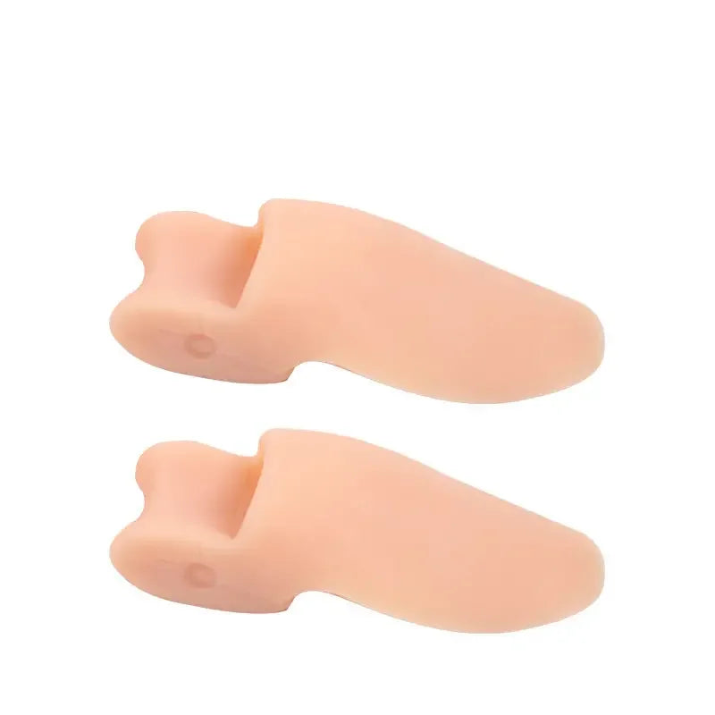 1 Pair Orthotics Silicone Gel Bunion Toe Braces Straightener Separator - Only Fit Night/ Home Use, Long-term Use Peaceful Pleasures Health and Wellness Nude