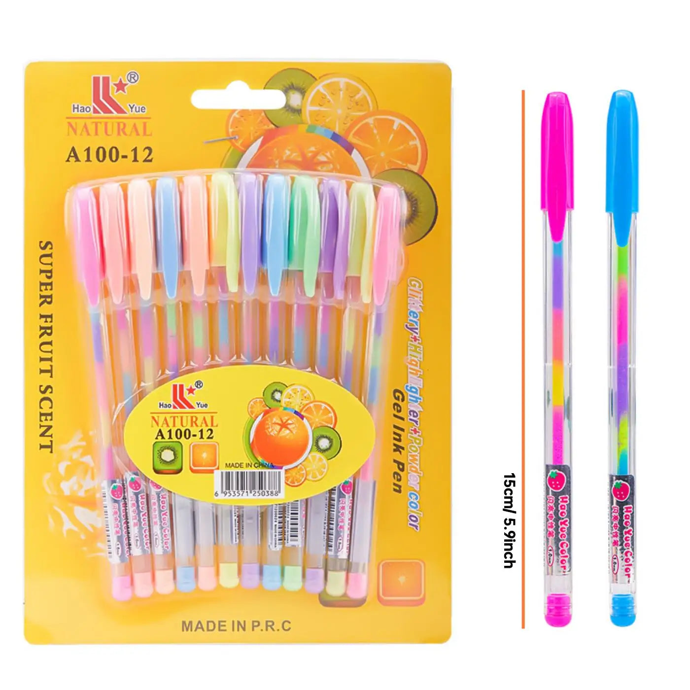 Neon Glitter Gel Pen Set 1.2mm | Journaling, Crafts & Art