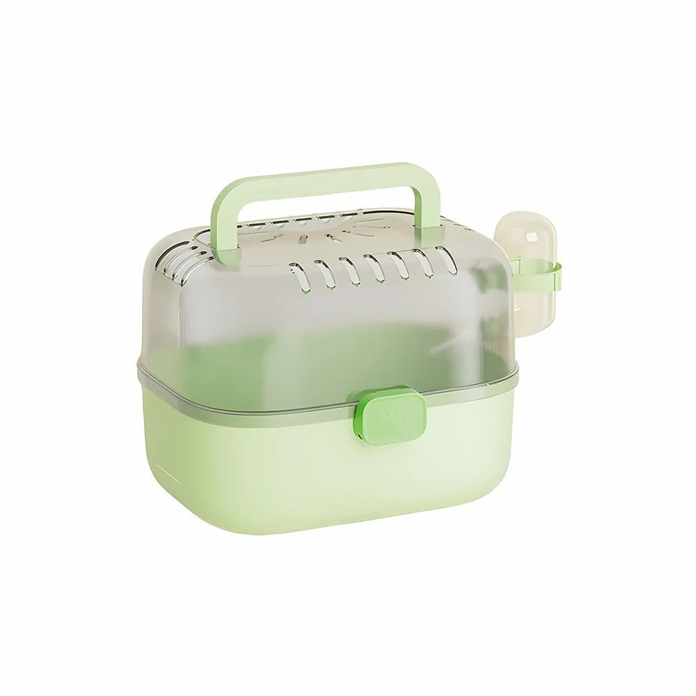 Portable Hamster Travel Carrier Cage – Ventilated & Escape-Proof
