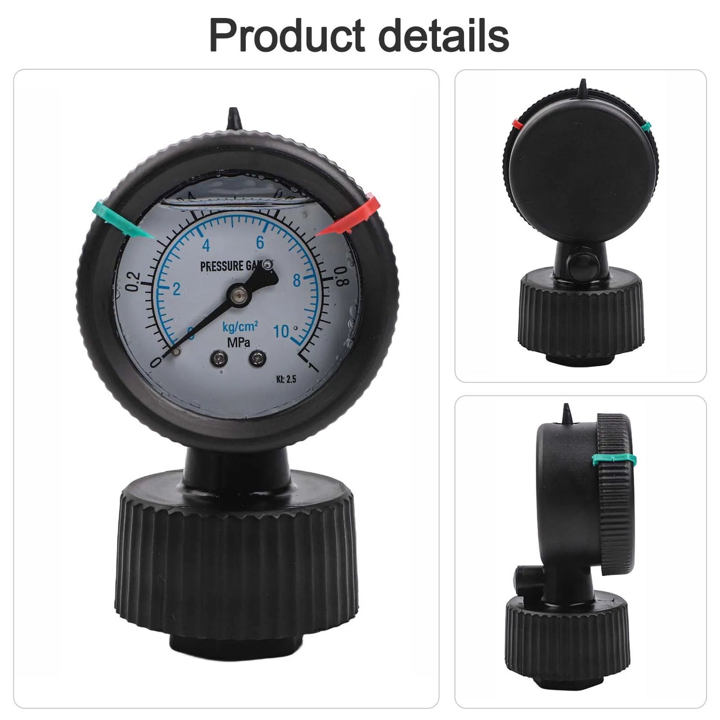 PP Diaphragm Pressure Gauge Compatible Circuit Board Printing Metal