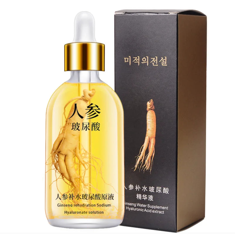 Ginseng & Peptide Gold Face Serum 100ml – Hydrating & Firming