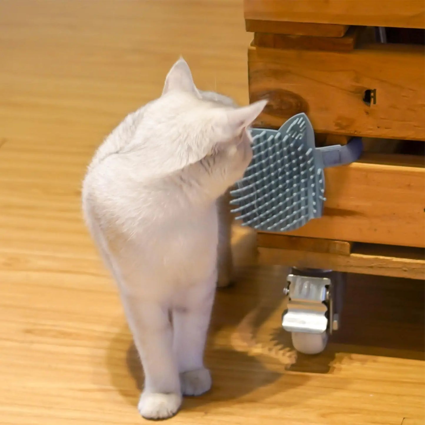 Cat Corner Scratcher Corner Scratchers for Indoor Cats with Catnip Pet Self-Grooming Face Massager for Furniture Protection Cage Peaceful Pleasures Health and Wellness