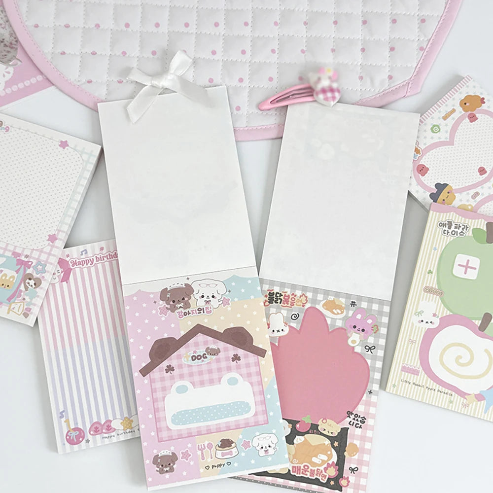50 Sheets Cartoon Note Book Cute Non Sticky Message Notebook Student