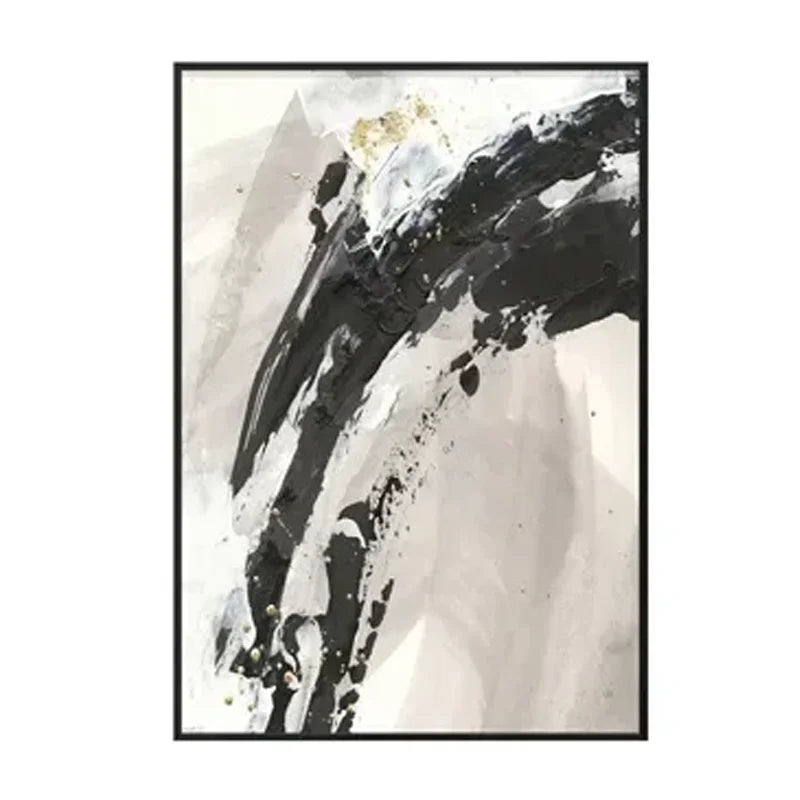 Abstract Canvas Oil Painting, 100% Hand Painted, Senior Artist, Pure Hand Drawn, Living Room Peaceful Pleasures Health and Wellness A 60x90cm