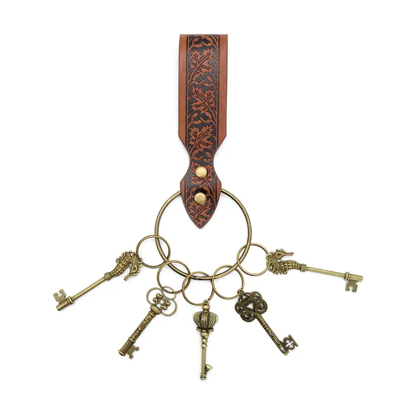 Medieval Renaissance Cosplay Belt | Retro Metal Ring Accessory