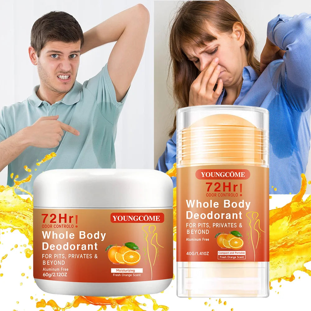 YOUNGCOME 72H Whole Body Deodorant Stick | Underarm Odor Control Deodorant Stick Peaceful Pleasures Health and Wellness