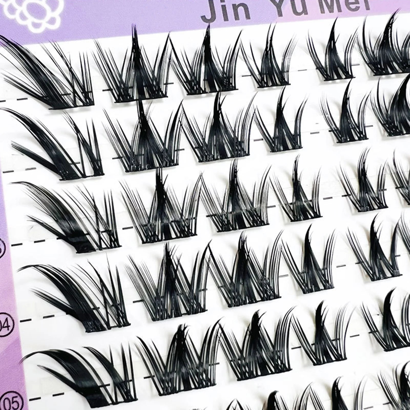 32 Rows Large Capacity Foxes Fake Eyelash Extension Fluffy Fairy False Eyelashes Segmentation Comic Lash Clusters For Daily Use Peaceful Pleasures Health and Wellness