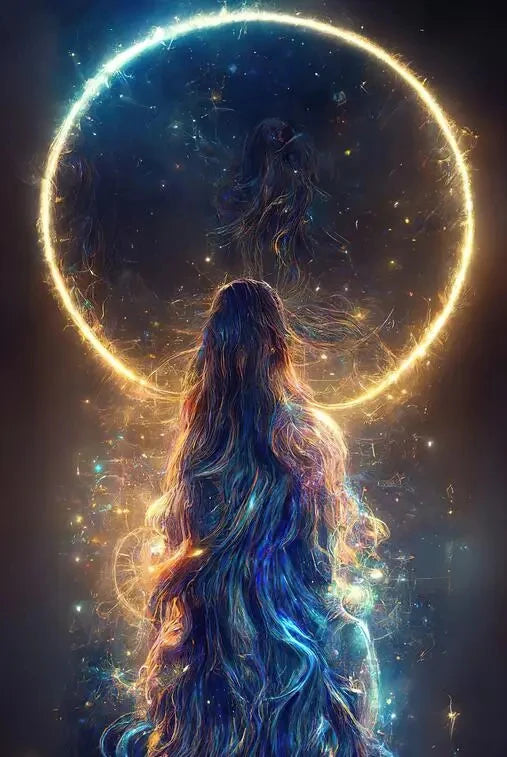 Flashing Magic Tree of Life Poster Galaxy Aurora Plant Canvas Art Natural Beauty Wall Painting for Living Room Home Decor Peaceful Pleasures Health and Wellness 9 40x60cm Unframed