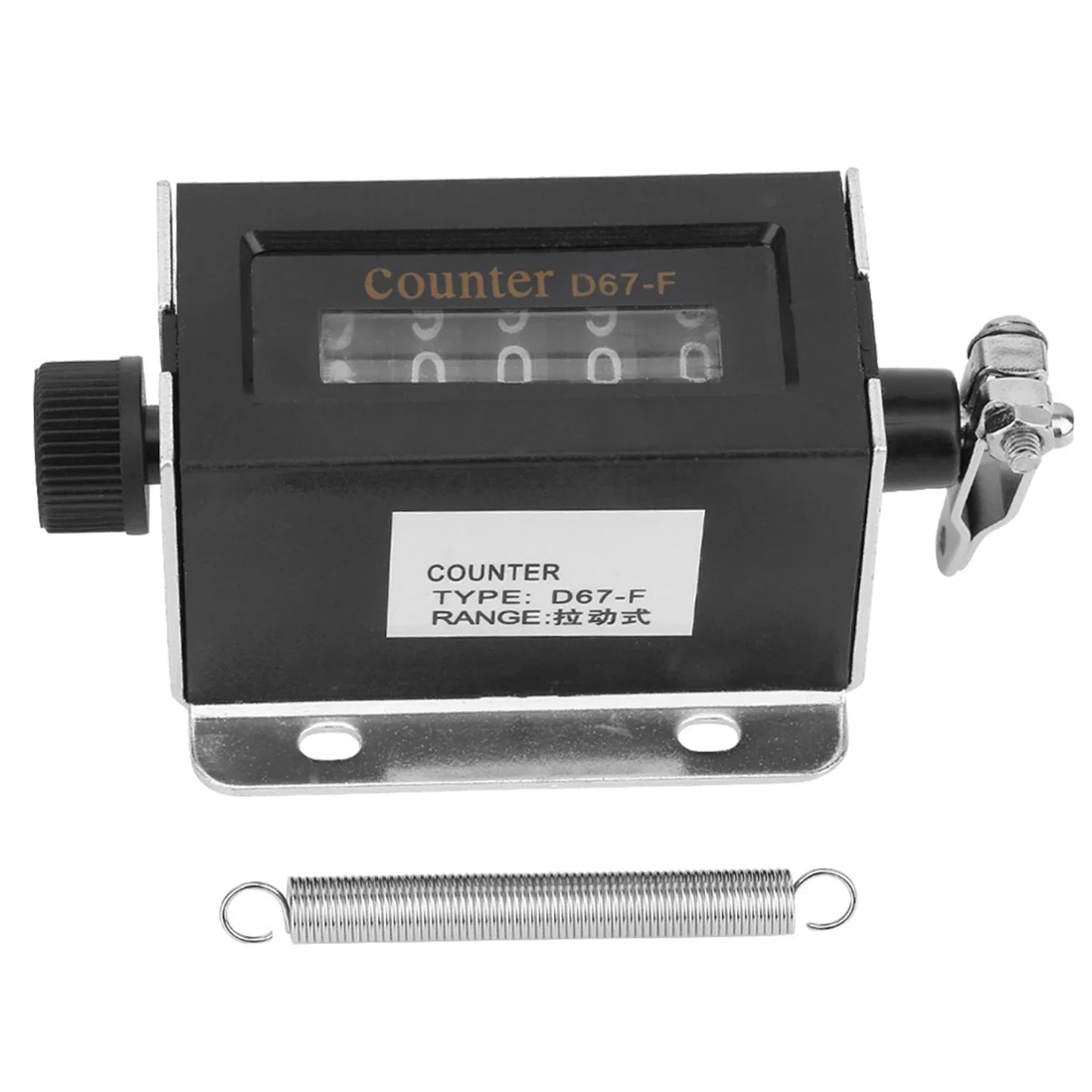D67F 5 Digit Mechanical Resettable Manual Hand Pull Stroke Tally
