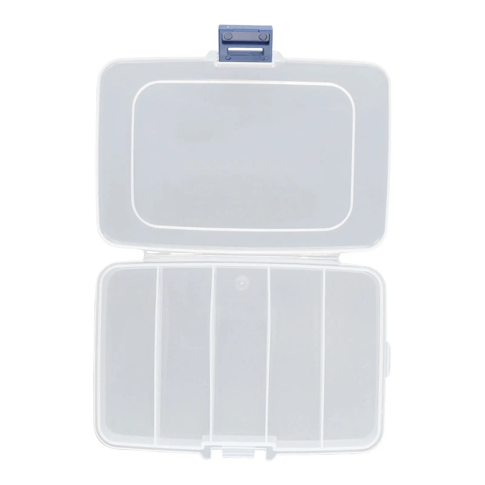 1PC Plastic Tool Screws IC Storage Box Craft Organizer Small Part Container Case 5-Grid Transparent Tool Storage Case Tools Box Peaceful Pleasures Health and Wellness 1pc