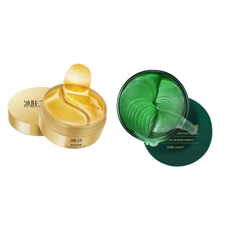 Gold Collagen Eye Patches 60pc – Hydrating Under-Eye Masks