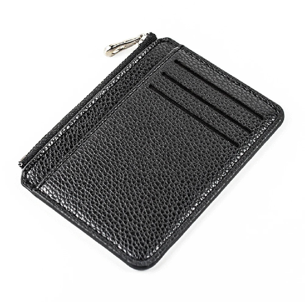 Slim Credit Card Holder for Women Portable Lightweight Card Wallet for Birthday New Year Christmas Gift Peaceful Pleasures Health and Wellness