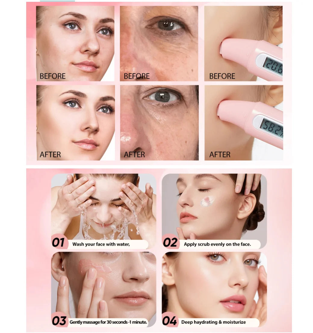 140g Anti Wrinkle Pink Collagen Capsule Cream Collagen Face Anti Aging Gel Firming Repairing Fade Lines Korean Skin Care Product Peaceful Pleasures Health and Wellness
