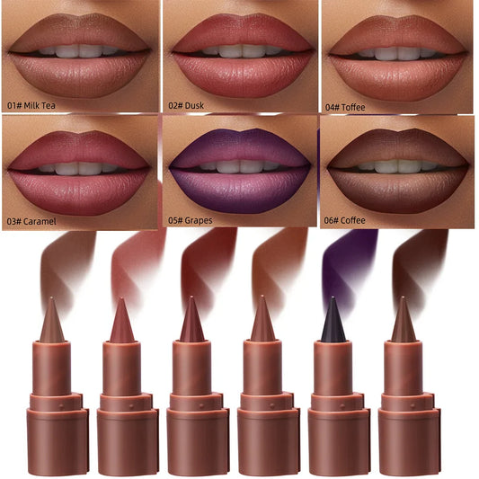 Lakerain Matte Lip Liner Velvet Crayon – Waterproof & Long-Lasting Lip Liner Crayon Oasis Select