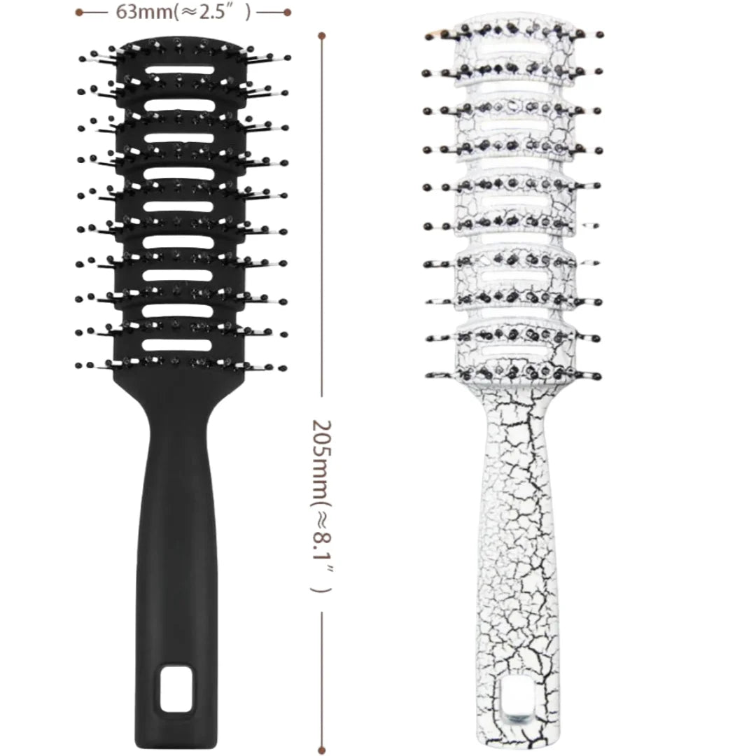 Barber Comb Fish Bone Shape Hair Brush - Hairdressing Dyeing Comb Styling Tool Professional Salon Supplies Peaceful Pleasures Health and Wellness
