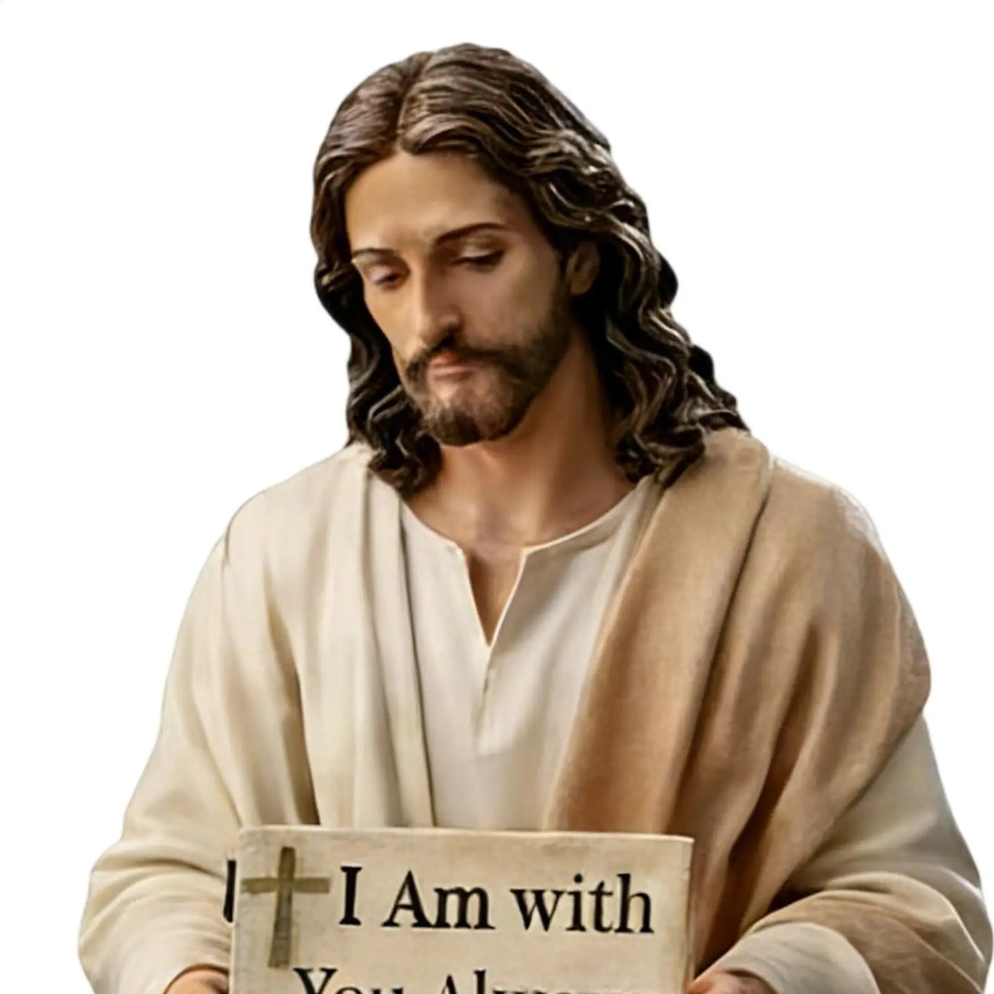 Hand-Painted Resin Jesus Figurine | Spiritual Catholic Statue