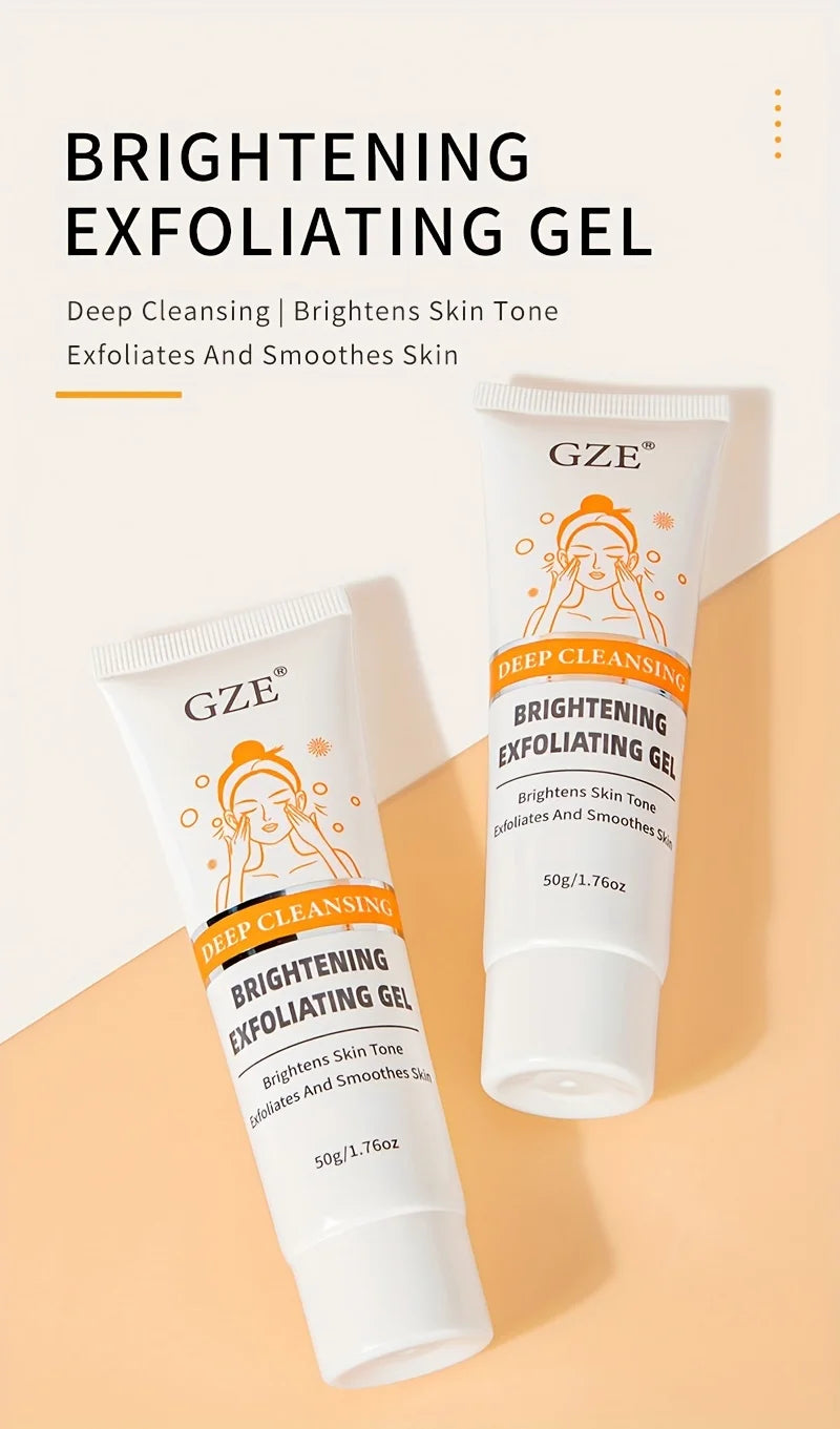GZE Exfoliating Peeling Gel – Face Scrub for Bright Skin