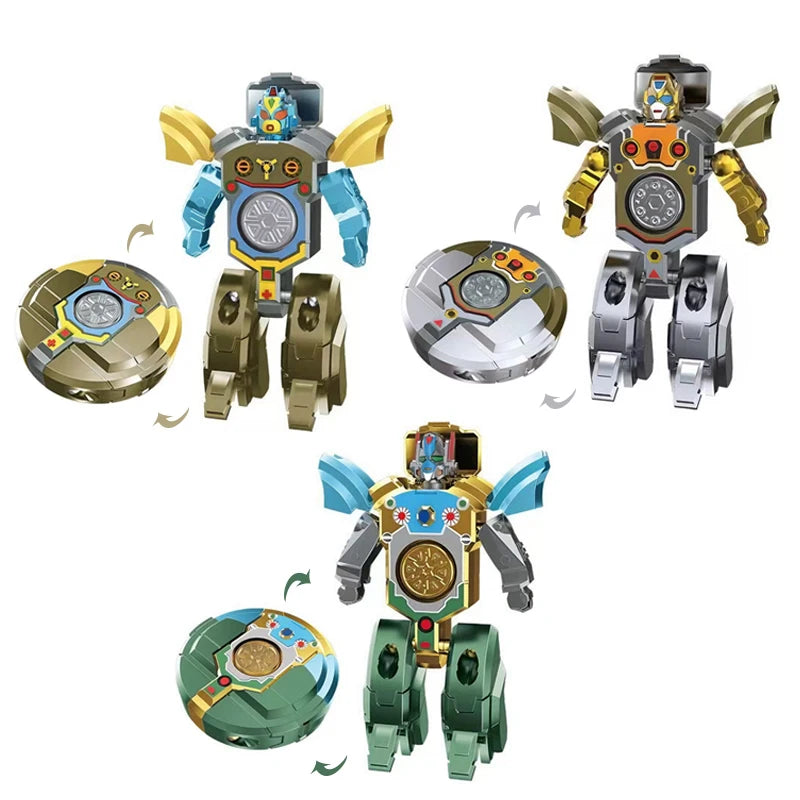 Transformable Robot Mech Gyro Fidget Spinner Toy – Boys Gift
