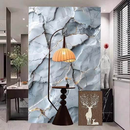 Patterned wallpaper gilt marble home decoration building materials background wall Gilt marble wallpaper Peaceful Pleasures Health and Wellness 093 40x600CM