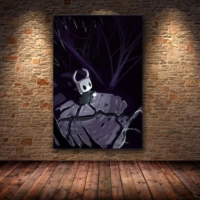 Hollow Knight Hallownest Map HD Canvas Poster | Wall Art