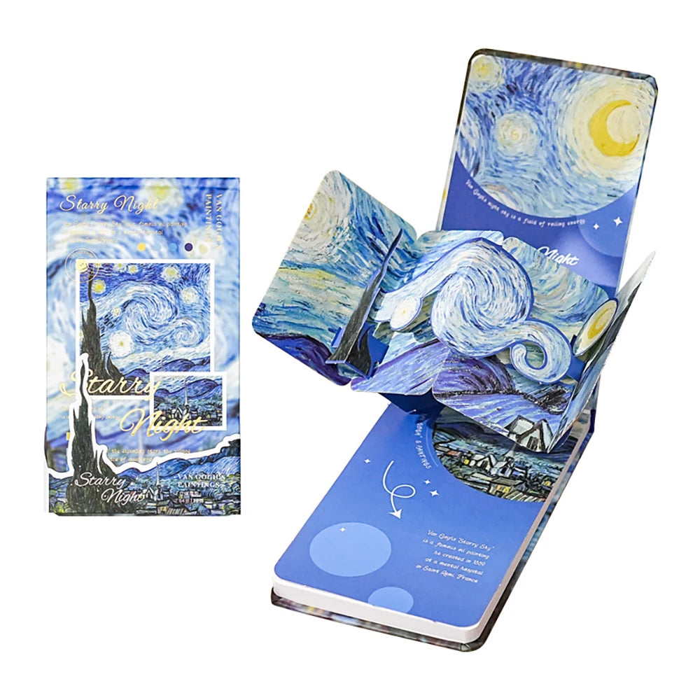Retro Oil Painting Artistic Three-dimensional Manual Account Cultural