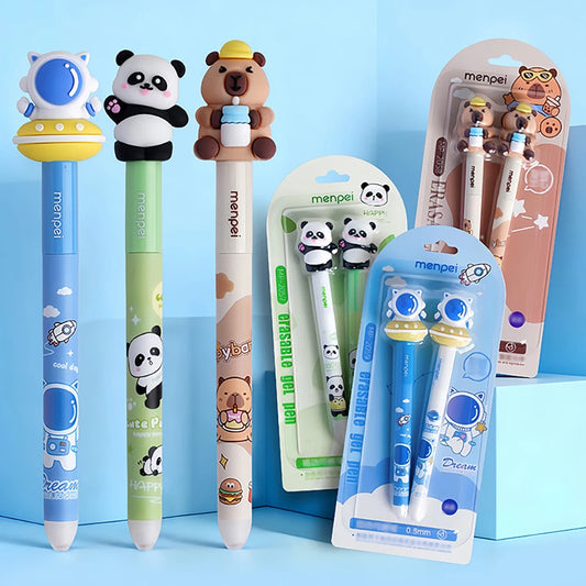 Twisted Erasable Pen Aesthetic Neutral Creative Student Stationery Peaceful Pleasures Health and Wellness