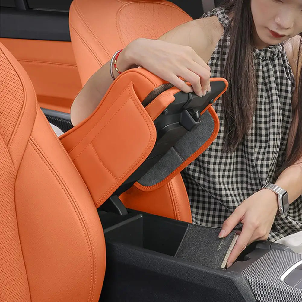 Haval H9 2024–2025 Leather Armrest Cover & Storage Pad