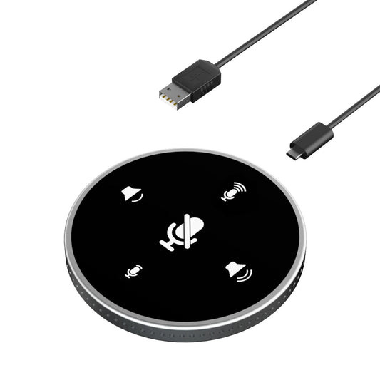 USB Conference Speakerphone | 360° Omnidirectional Mic & Speaker Conference Speakerphone Peaceful Pleasures Health and Wellness