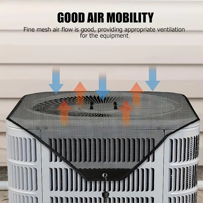 Outdoor AC Unit Top Cover | Mesh, Weatherproof & Adjustable