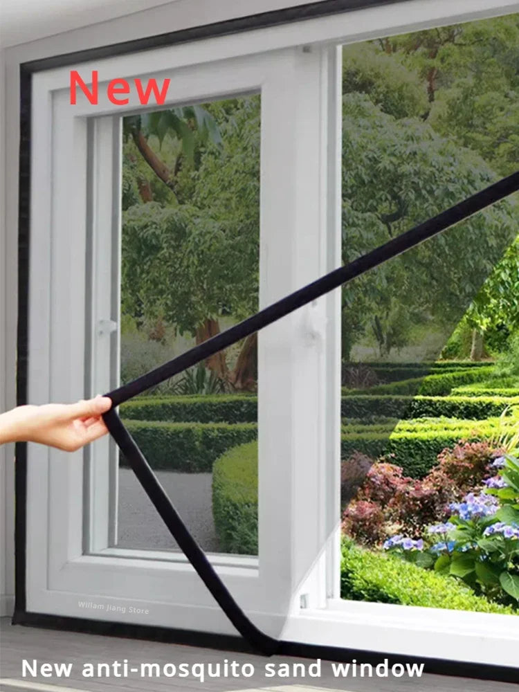 DIY Mosquito Net for Bed Window Home Textile the Mesh Indoor Self-adhesive Anti-insect and Fly Screen Curtains Garden Peaceful Pleasures Health and Wellness