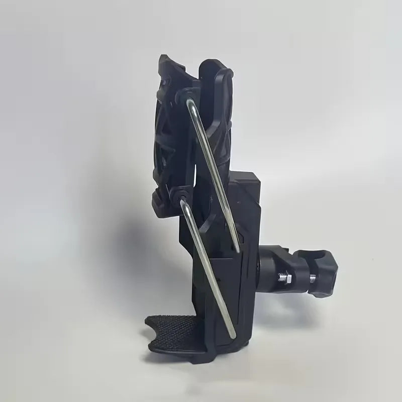 Universal Motorcycle Cup Holder – No-Drill 360° Handlebar Mount