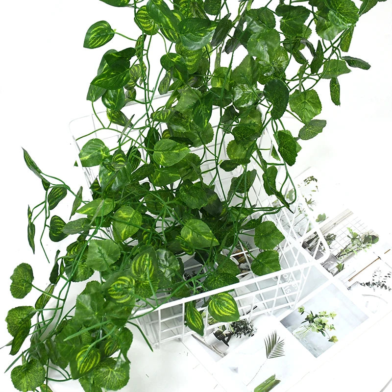 2.1M Artificial Ivy Garland | Silk Vine Wall Hanging Decor