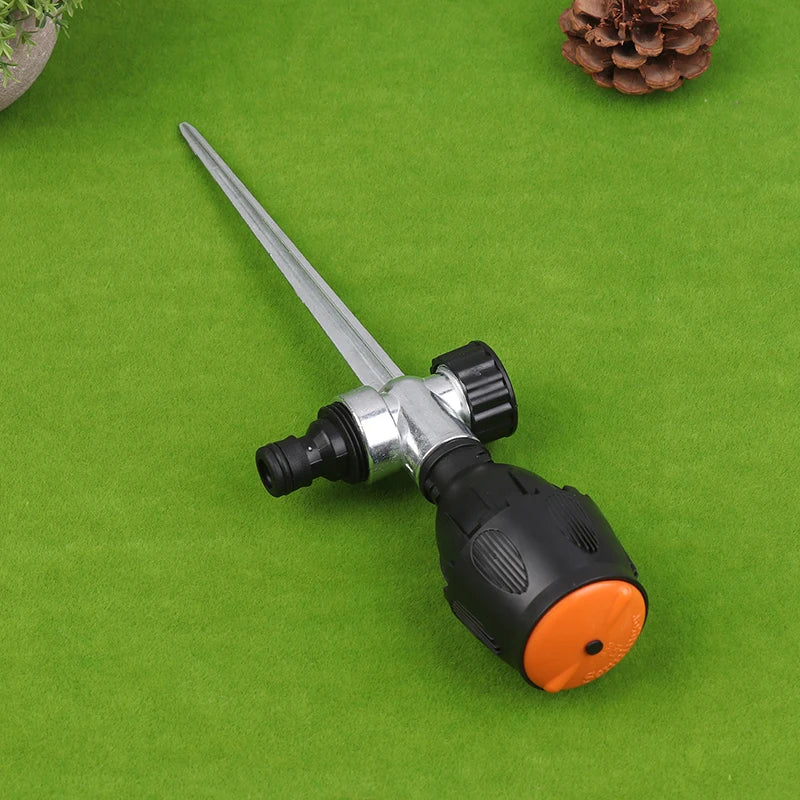 Nozzle 360 Degree Rotating Automatic Sprinkler For Garden Large Area Lawn Landscaping Agricultural Irrigation And Spraying Peaceful Pleasures Health and Wellness