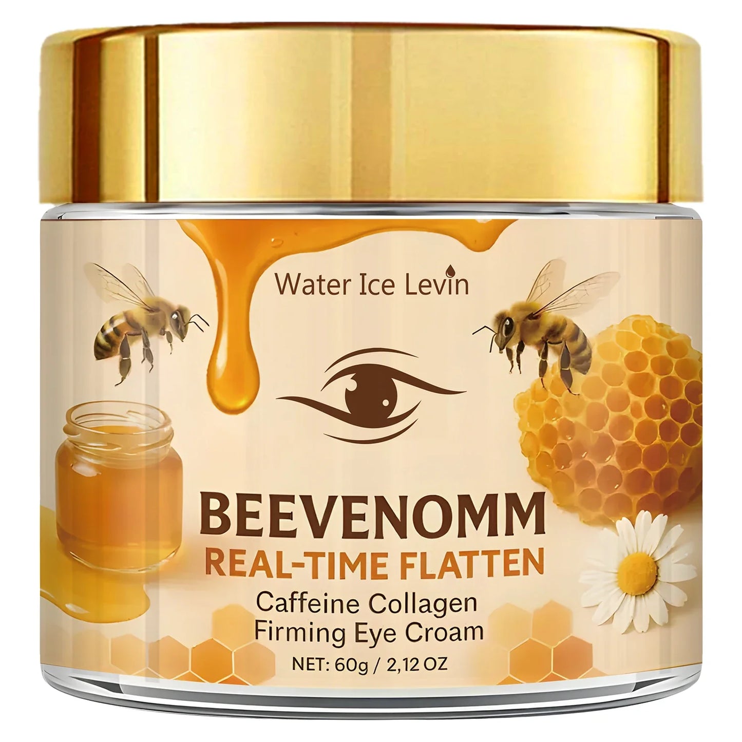 Bee Venom & Caffeine Firming Eye Cream – Collagen & HA 60g