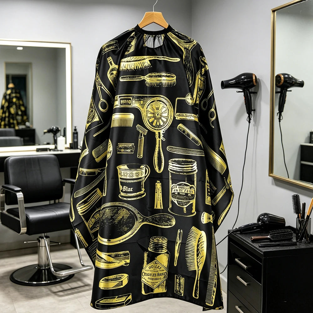Waterproof Salon Barber Cape | Professional Hair Cutting Apron
