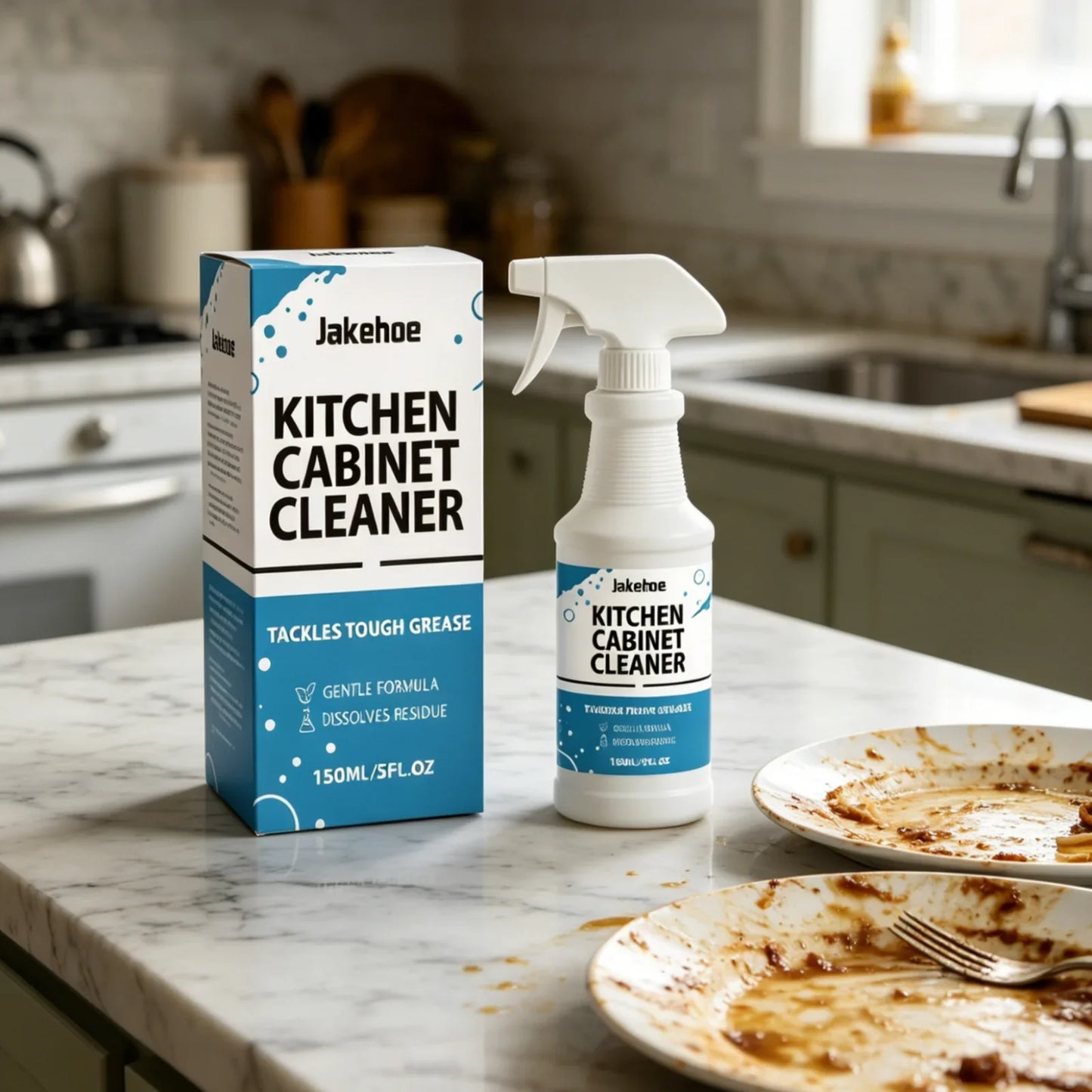 Jakehoe Kitchen Degreaser Foam Spray – Oil Stain Remover 150ml