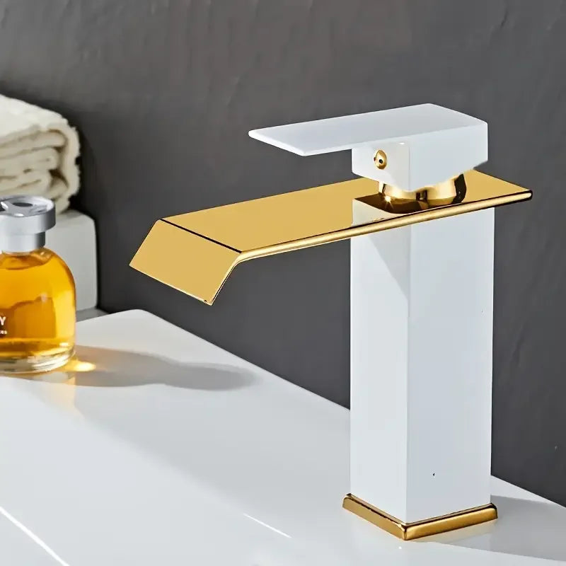 Waterfall Bathroom Faucet | 304 Stainless Steel Chrome Finish