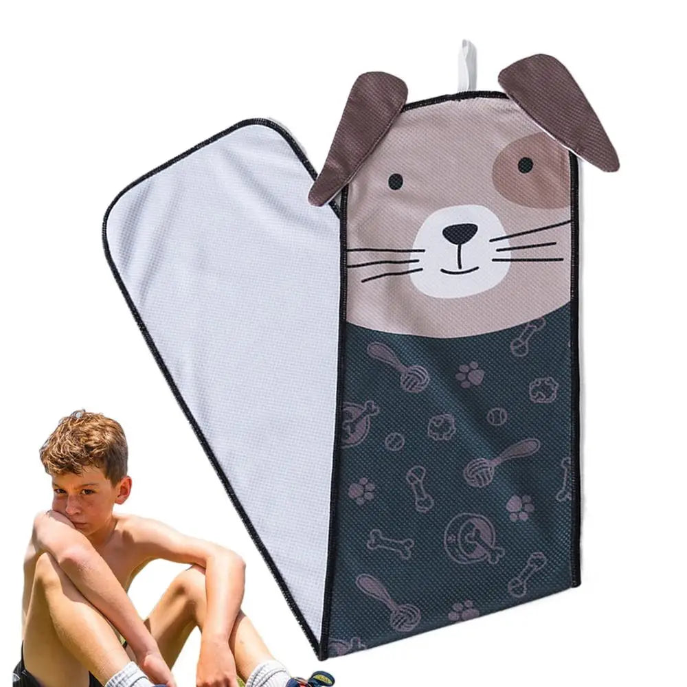 Kids Cartoon Cooling Towel | Boys & Girls Sports Towel