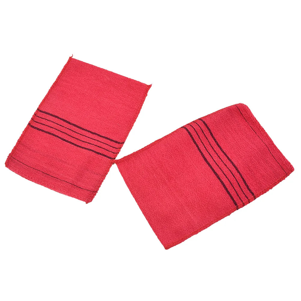 Korean Italy Asian Exfoliating Bath Washcloth Body Scrub Shower Soft