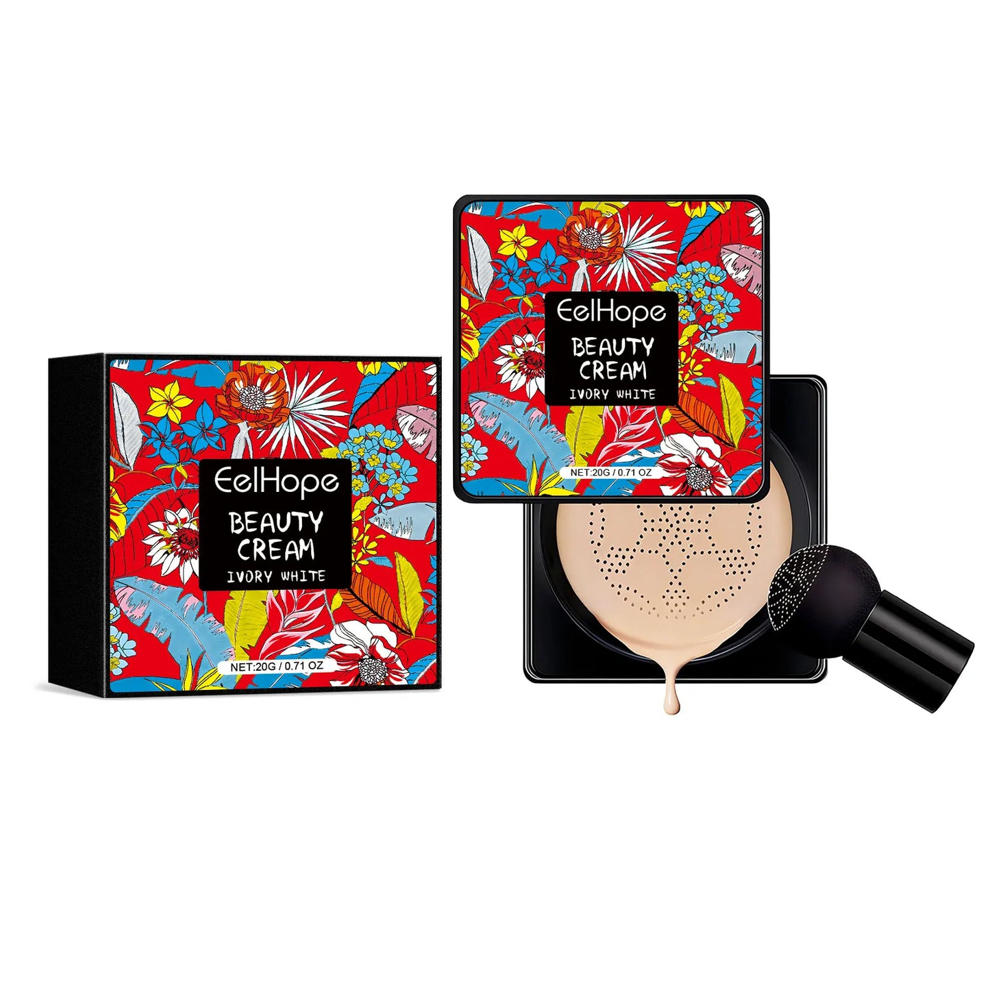 Eelhope Mushroom CC Cream – Waterproof, Oil Control Foundation